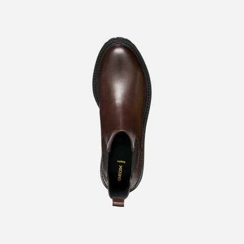 Chelsea boots IRIDEA WOMAN Mahogany - image number 6 | GEOX