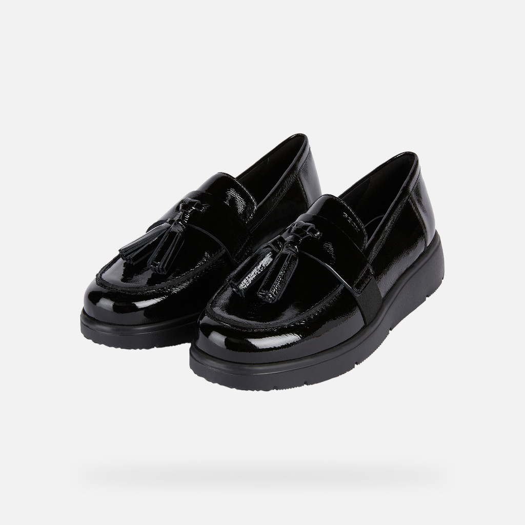 Mocassini in pelle ARLARA DONNA Nero - image number 8 | GEOX