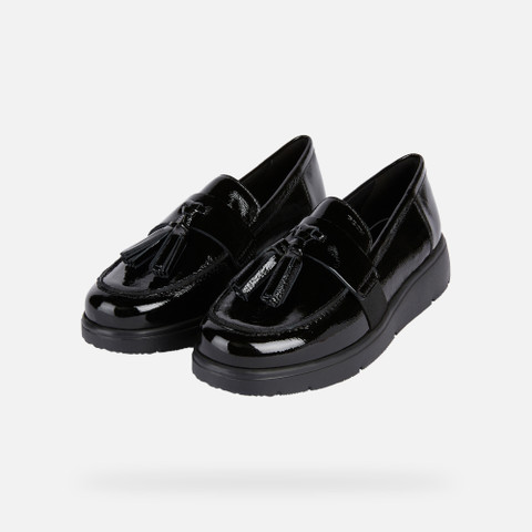 Mocassini in pelle ARLARA DONNA Nero - image number 8 | GEOX