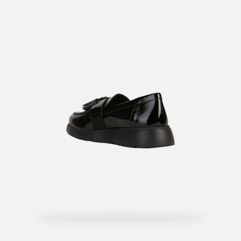 Mocassini in pelle ARLARA DONNA Nero - image number 4 | GEOX