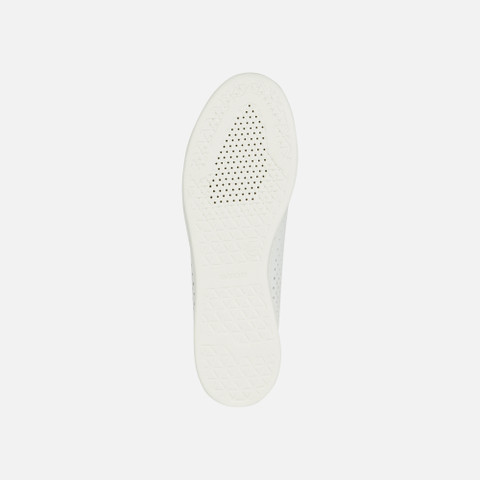 Low top sneakers JAYSEN WOMAN White/Gold - image number 6 | GEOX