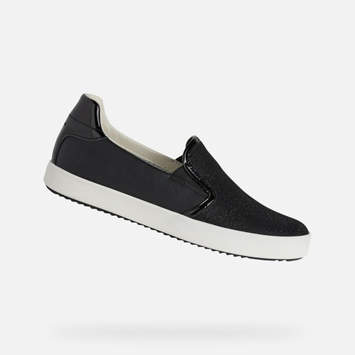 Shoes Sneakers Slip-on Sneakers Geox Respira Slip-on Sneakers black casual look 
