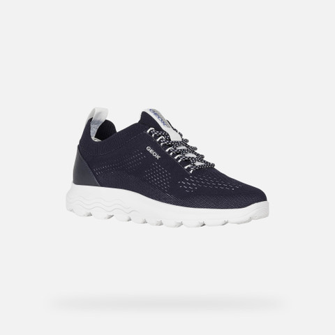 Geox® SPHERICA Woman Navy Sneakers | Geox® Spherica