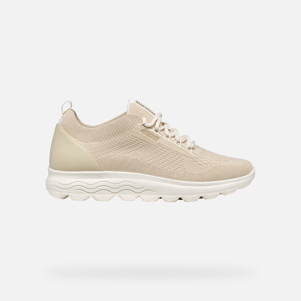 Sneaker Donna Geox D Spherica Ec13 | Nero, Taglia 38 EU, Chiusura Con Lacci, Sistema Zero Shock, Suola Traspirante