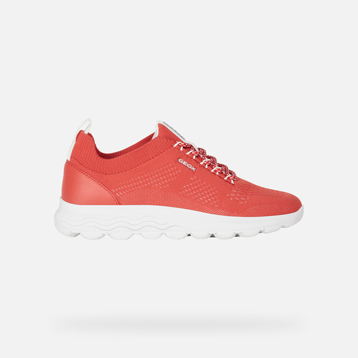 Sneakers aus stoff SPHERICA DAME Rot | GEOX