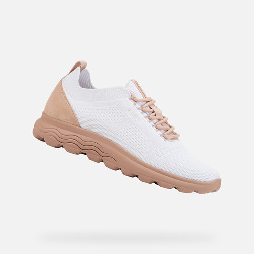 SNEAKERS DONNA SPHERICA DONNA - BIANCO SPORCO/NUDE