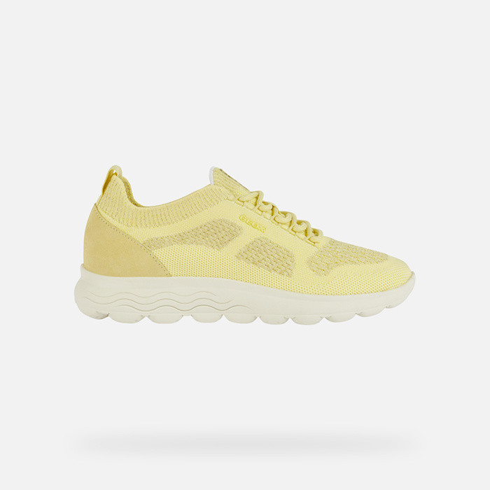 Fabric sneakers SPHERICA WOMAN Light Yellow | GEOX