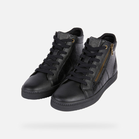 High top sneakers BLOMIEE WOMAN Black - image number 8 | GEOX