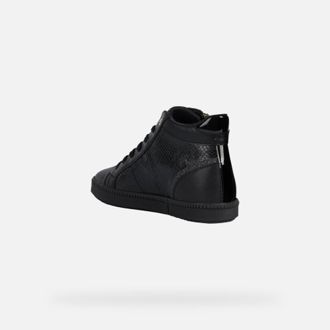 High top sneakers BLOMIEE WOMAN Black - image number 4 | GEOX
