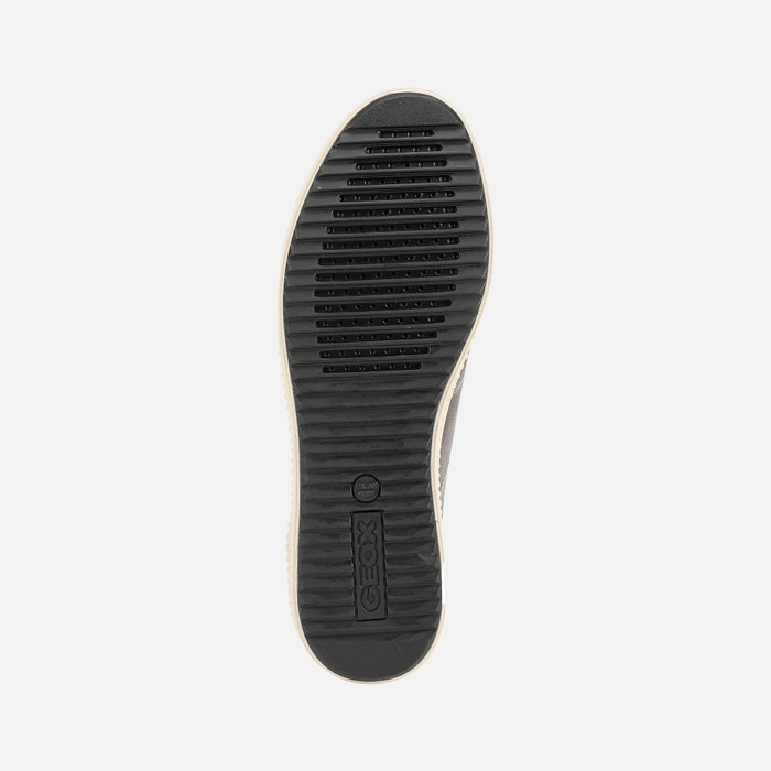 Geox® BLOMIEE Dark Beige Sneakers | Geox®