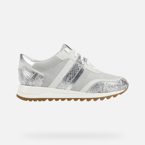 Sneakers TABELYA WOMAN White/Silver | GEOX