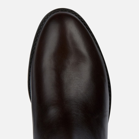 leather boots FELICITY WOMAN Coffee - image number 5 | GEOX