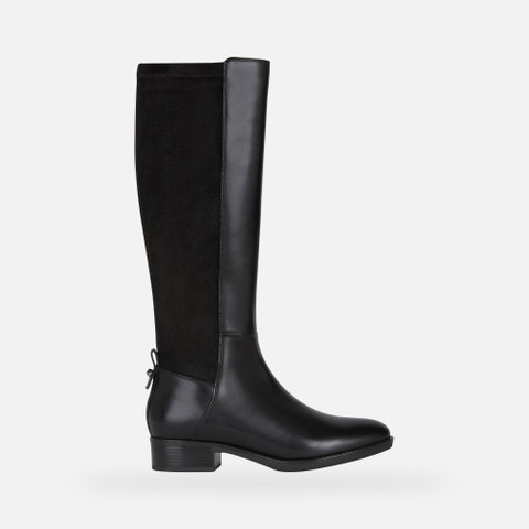 Leather boots FELICITY WOMAN Black - image number 0 | GEOX