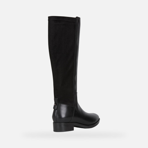 Leather boots FELICITY WOMAN Black - image number 5 | GEOX