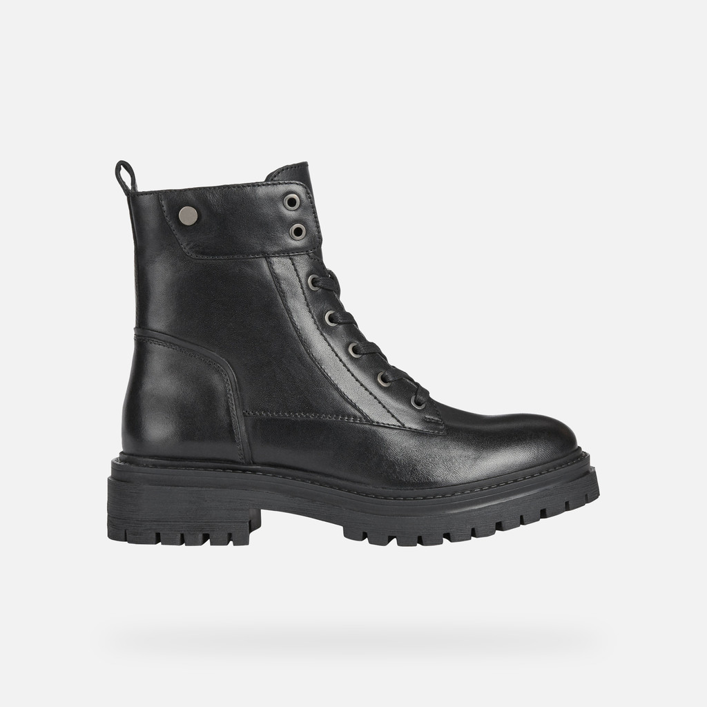 Ankle boots with laces IRIDEA WOMAN Black - image number 1 | GEOX