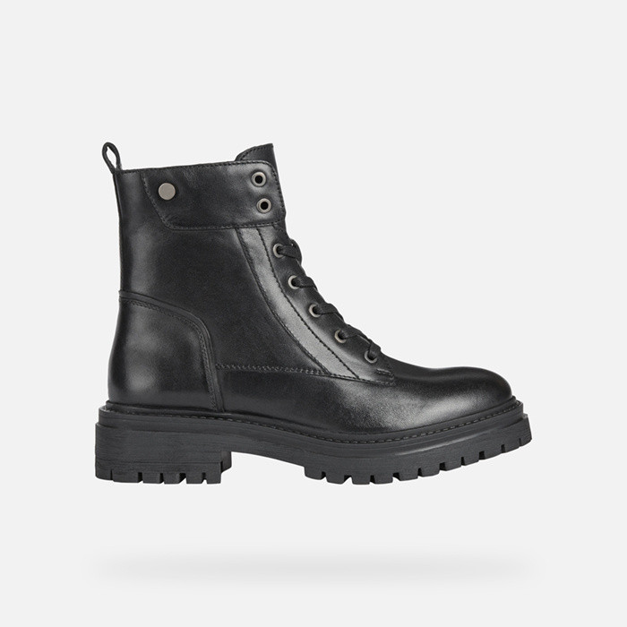 Ankle boots with laces IRIDEA WOMAN Black | GEOX