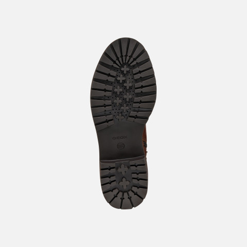 Ankle boots with laces IRIDEA WOMAN Brown - image number 6 | GEOX