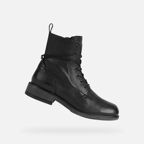 Bottines à lacets CATRIA FEMME Noir | GEOX