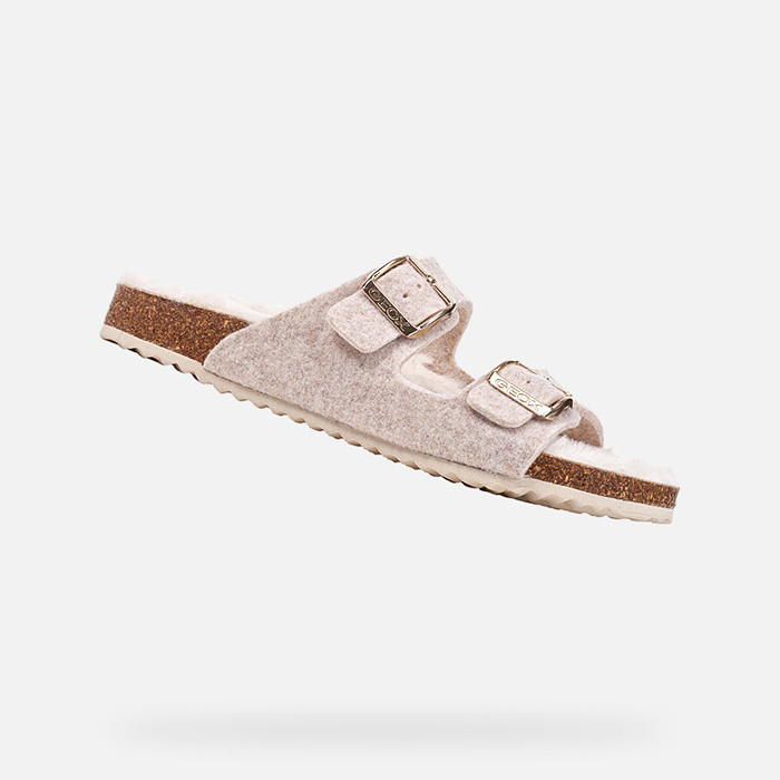 MULES AND SLIPPERS WOMAN BRIONIA WOMAN - OFF WHITE