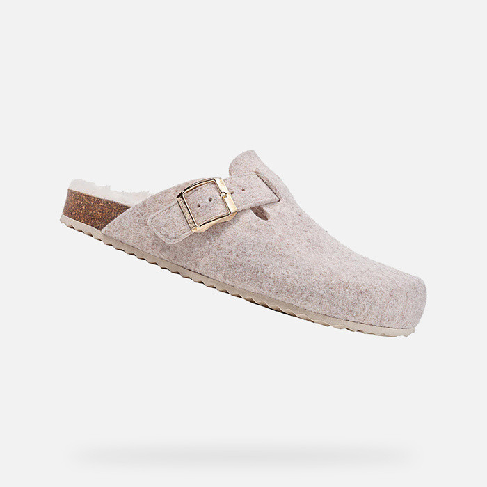 MULES AND SLIPPERS WOMAN BRIONIA WOMAN - OFF WHITE