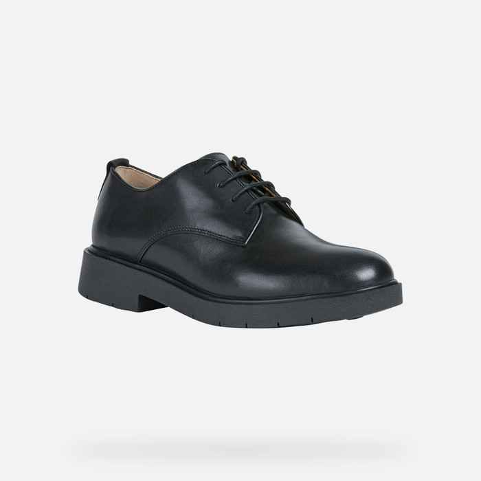 LACE UPS AND BROGUES WOMAN SPHERICA EC1 WOMAN - BLACK