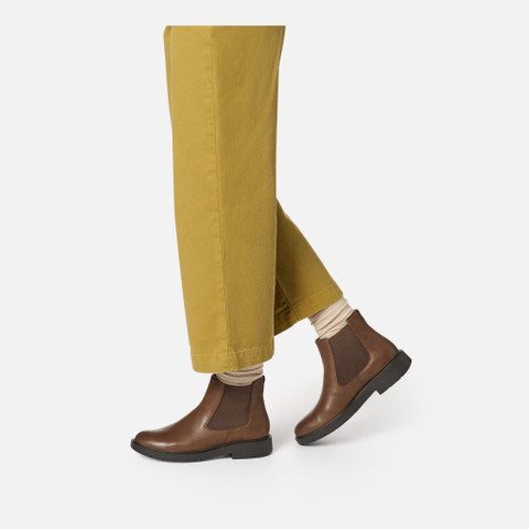 Botas chelsea SPHERICA EC1 MULHER Castanho escuro - image number 1 | GEOX