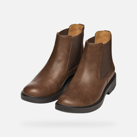 Botas chelsea SPHERICA EC1 MULHER Castanho escuro - image number 8 | GEOX