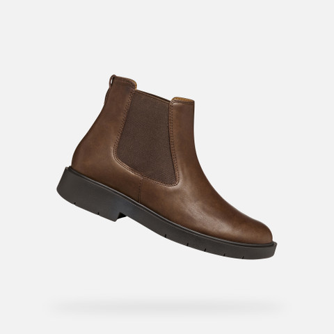 Chelsea boots SPHERICA EC1 WOMAN Dark Brown - image number 0 | GEOX