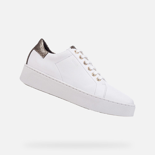 SNEAKERS WOMAN SKYELY WOMAN - WHITE/LIGHT GOLD