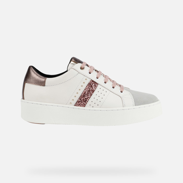 Geox® SKYELY Mujer: Sneakers Blanco