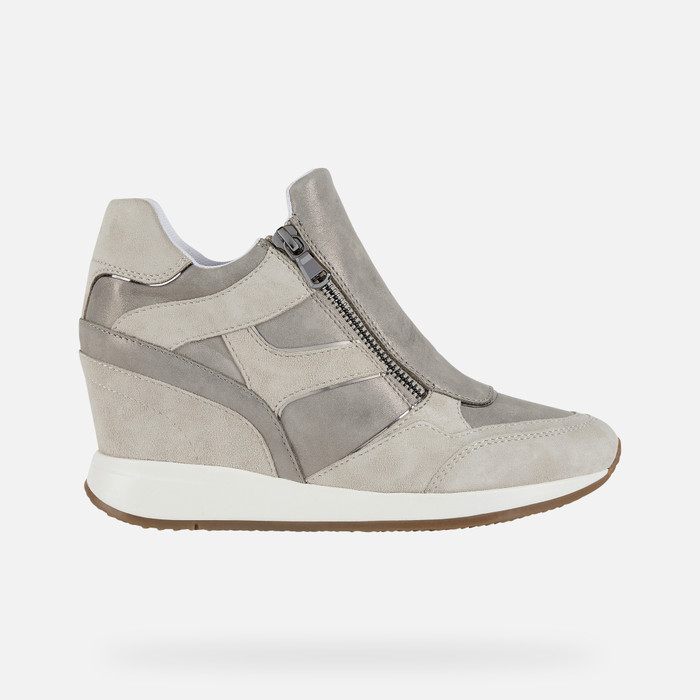 Ups Engreído pecho Geox® NYDAME Woman: Taupe Sneakers | Geox®