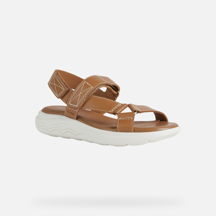 Buy Tan Brown Flat Sandals for Women by QUPID Online | Ajio.com