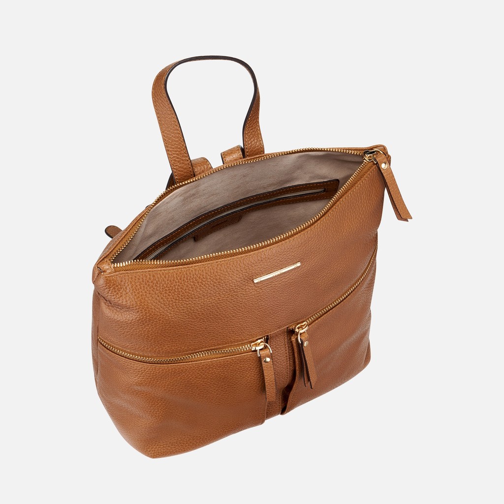 Backpack IRENIE WOMAN Cognac - image number 4 | GEOX