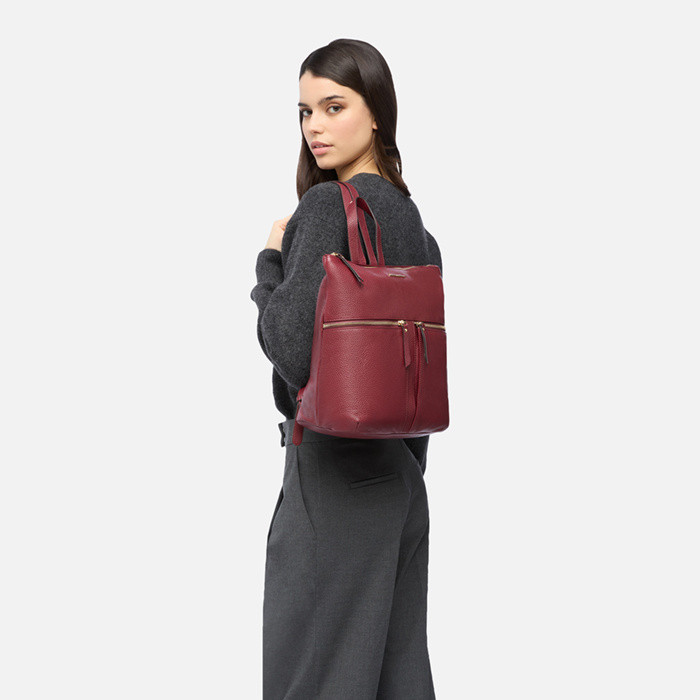 Backpack IRENIE WOMAN Bordeaux | GEOX
