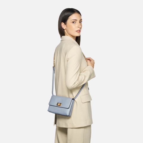 cross-body bag LILIANE WOMAN Light Sky - image number 6 | GEOX