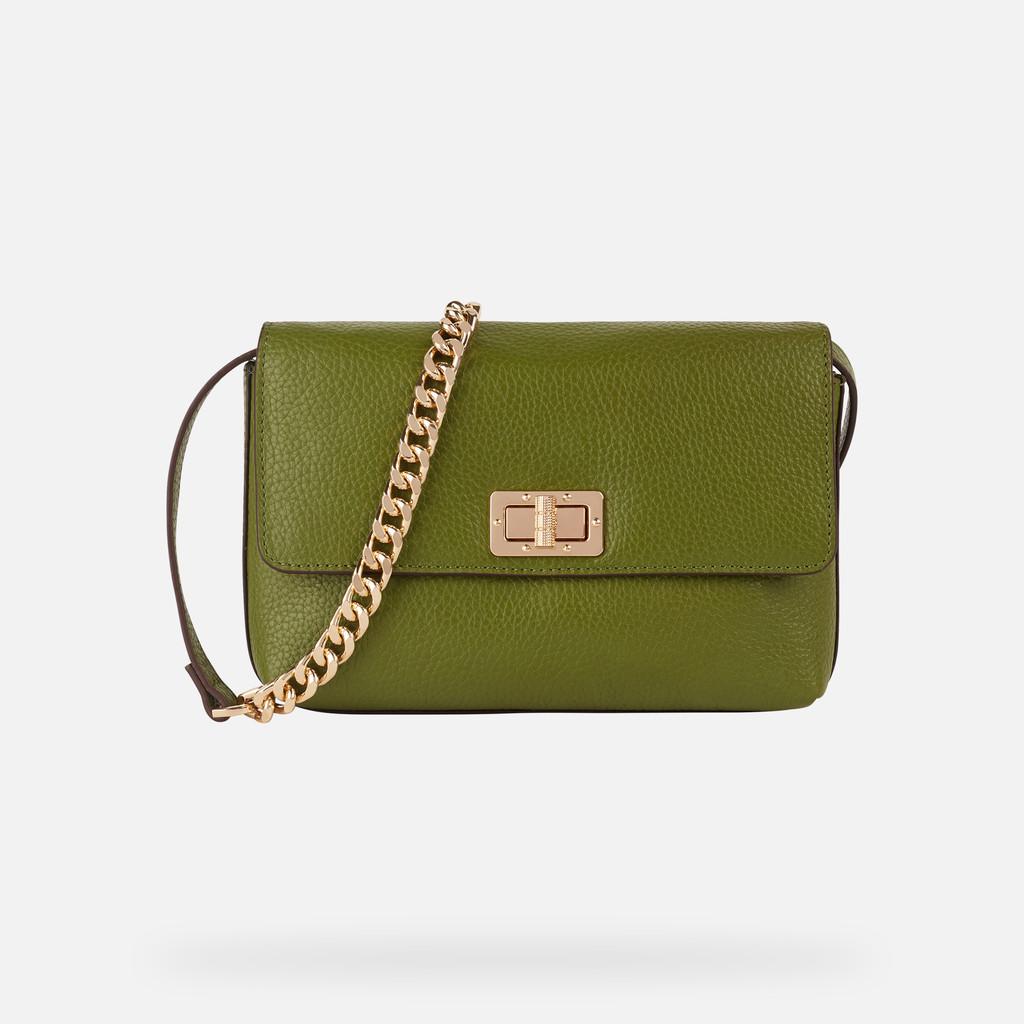 shoulder bag LILIANE WOMAN Light Olive Green - image number 0 | GEOX
