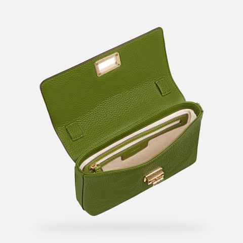 shoulder bag LILIANE WOMAN Light Olive Green - image number 3 | GEOX