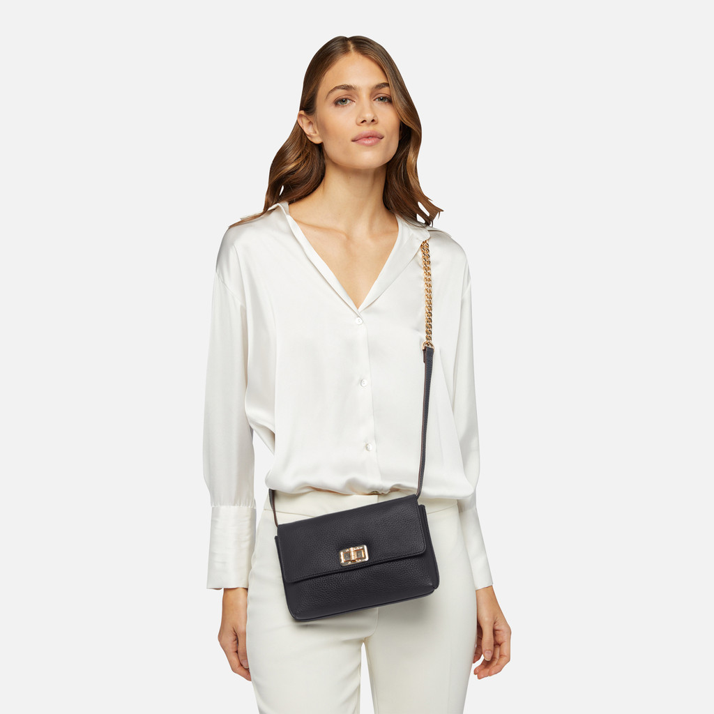 shoulder bag LILIANE WOMAN Blue - image number 6 | GEOX