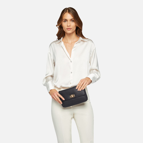 shoulder bag LILIANE WOMAN Blue - image number 7 | GEOX