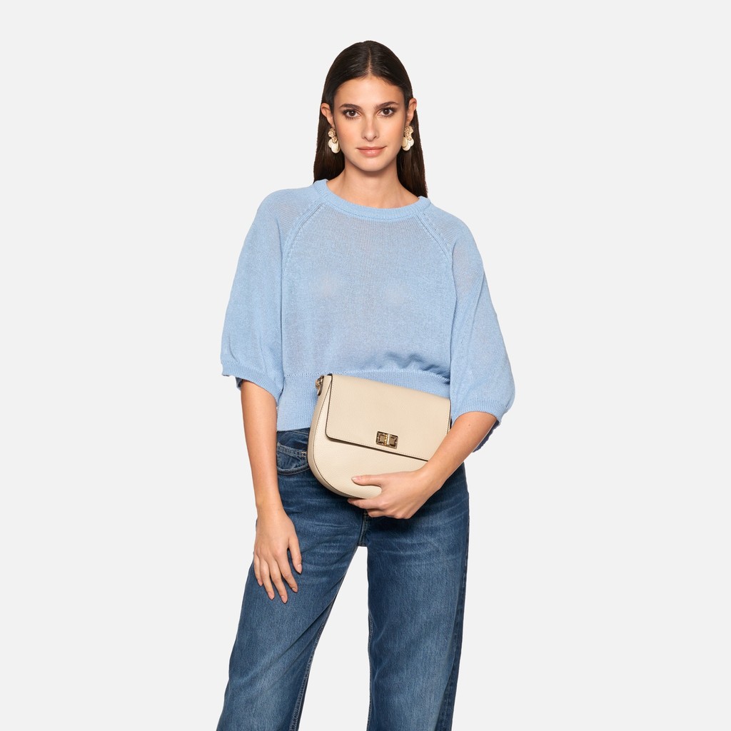 Umhängetasche FLAVIE DAME Off-White - image number 1 | GEOX