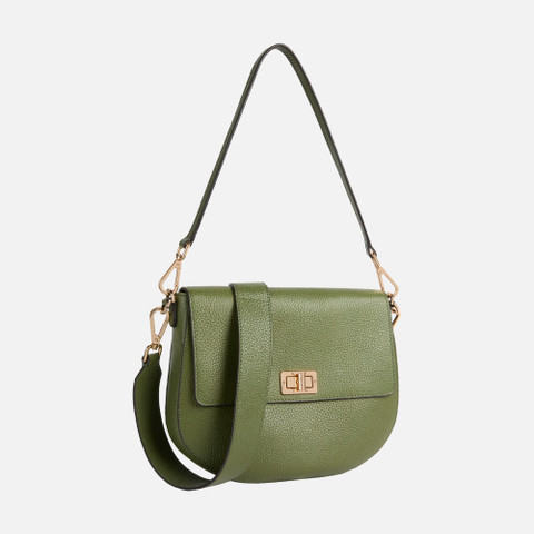 Cross-body bag FLAVIE WOMAN Sage - image number 1 | GEOX