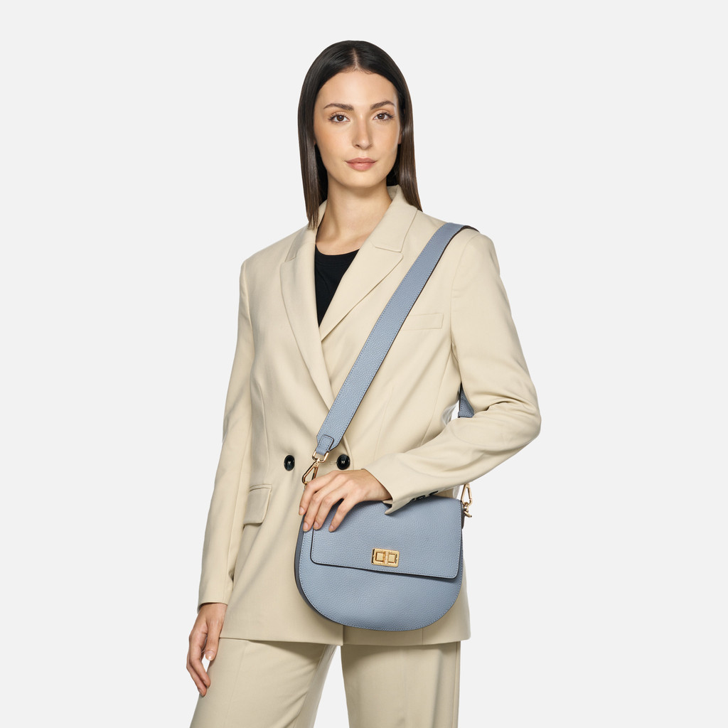 cross-body bag FLAVIE WOMAN Light Sky - image number 5 | GEOX