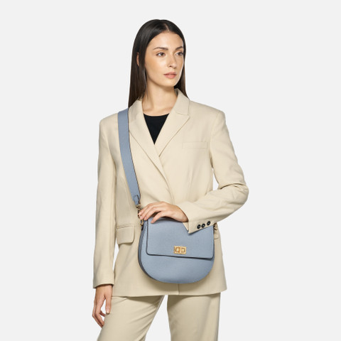 cross-body bag FLAVIE WOMAN Light Sky - image number 6 | GEOX