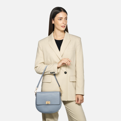 cross-body bag FLAVIE WOMAN Light Sky - image number 7 | GEOX