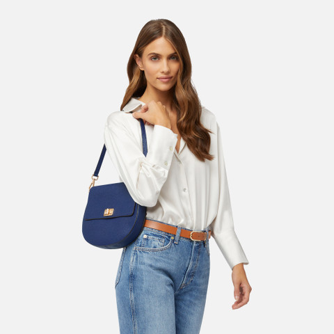 cross-body bag FLAVIE WOMAN Bluette - image number 5 | GEOX