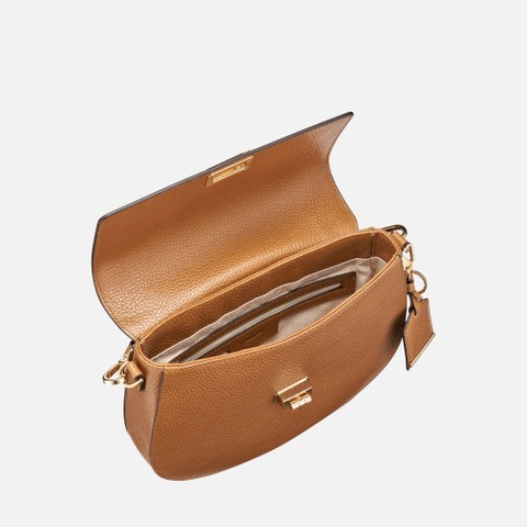 Cross-body bag FLAVIE WOMAN Cognac - image number 5 | GEOX