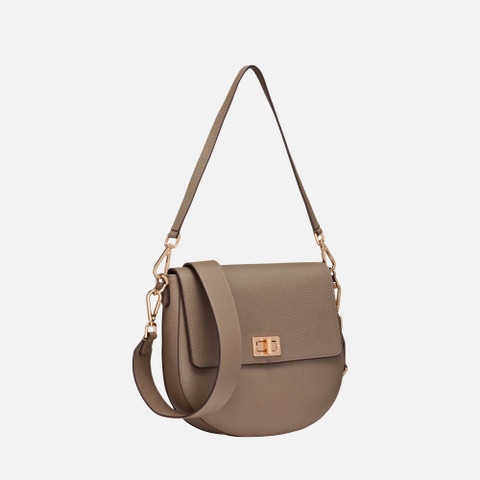 Cross-body bag FLAVIE WOMAN Taupe - image number 1 | GEOX