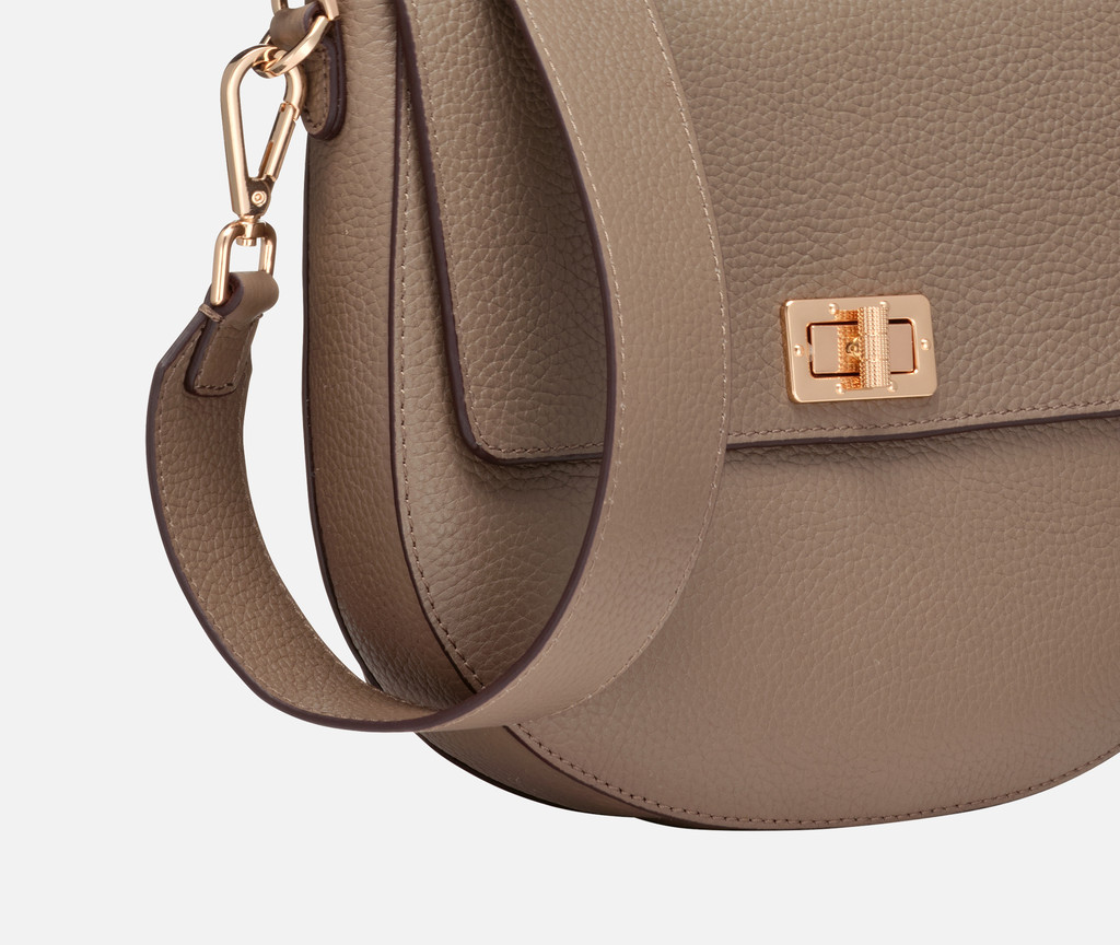 Cross-body bag FLAVIE WOMAN Taupe - image number 4 | GEOX