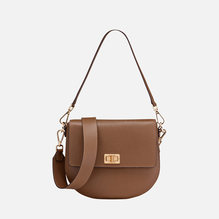 Cross-body bag FLAVIE WOMAN Mud | GEOX