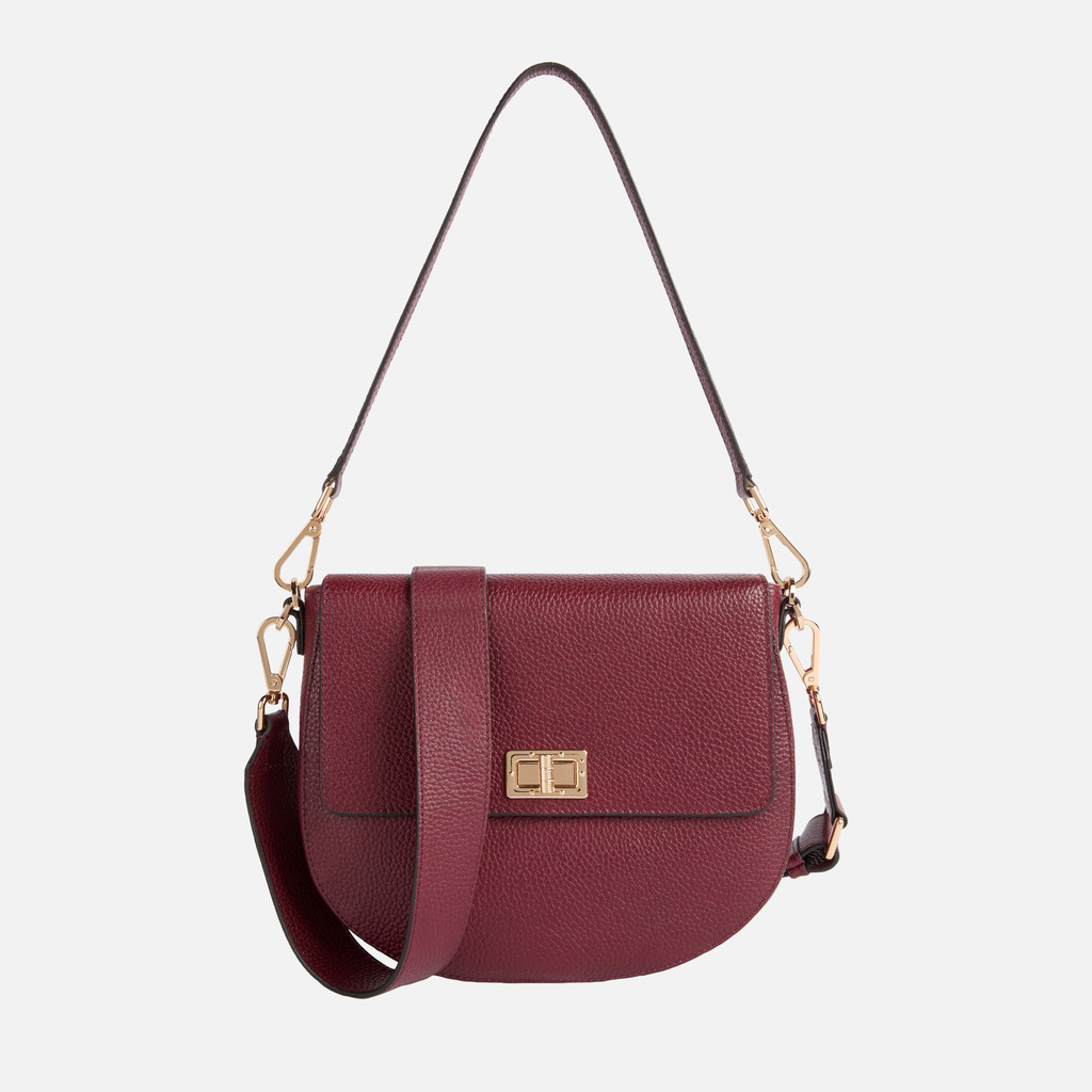Cross-body bag FLAVIE WOMAN Bordeaux - image number 0 | GEOX